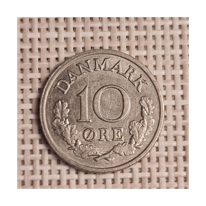 Denmark 10 Øre 1964 KM-849 VF