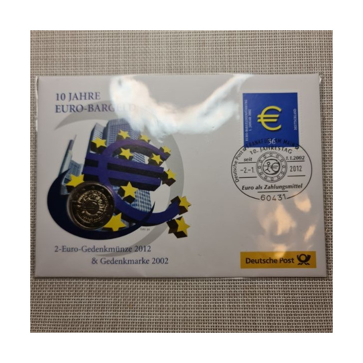 Germany 2 Euro 2012 F "TYE" Letter UNC