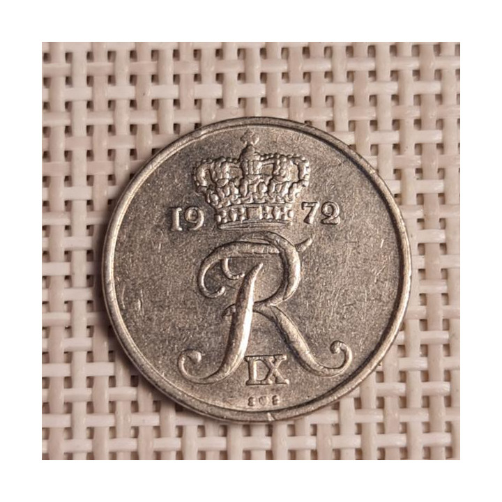 Denmark 10 Øre 1972 KM-849 VF