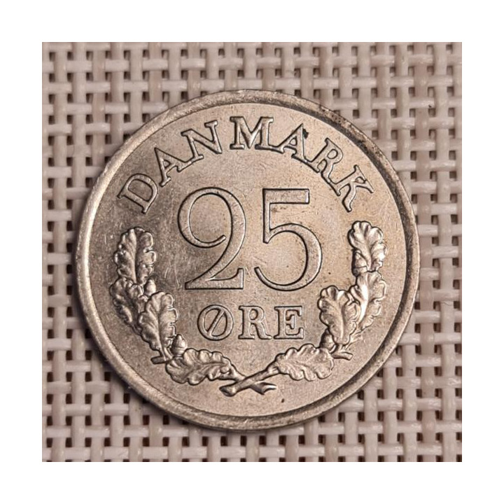 Denmark 25 Øre 1961 KM-850 VF