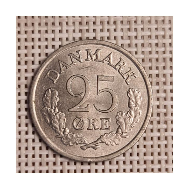 Denmark 25 Øre 1964 KM-850 VF