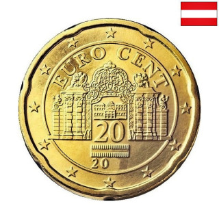 Austria 20 Euro Cent 2008 KM-3140 UNC