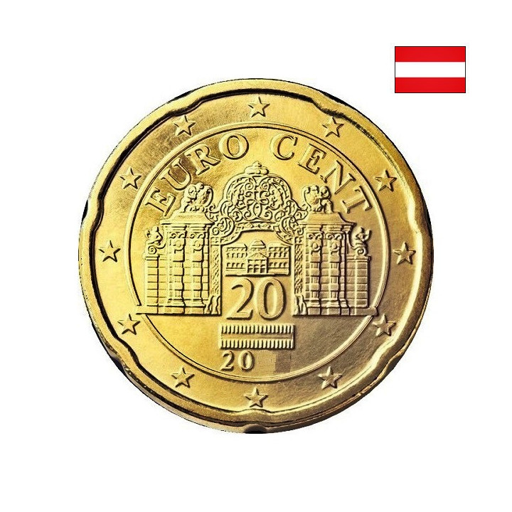 Austria 20 Euro Cent 2008 KM-3140 UNC
