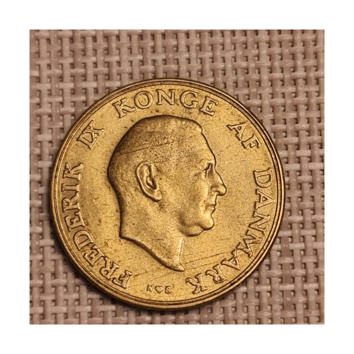 Denmark 1 Krone 1948 KM-837 VF