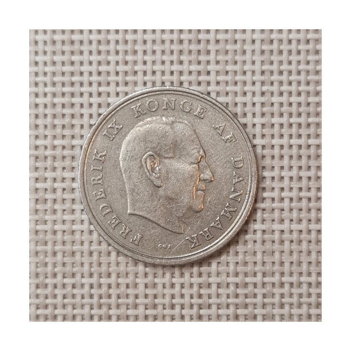 Denmark 1 Krone 1964 KM-851 VF