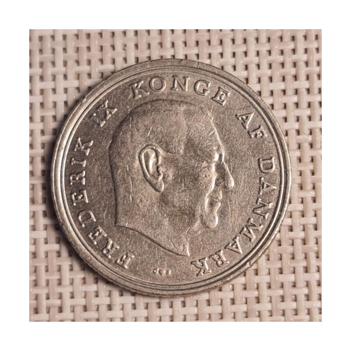 Denmark 1 Krone 1969 KM-851 VF