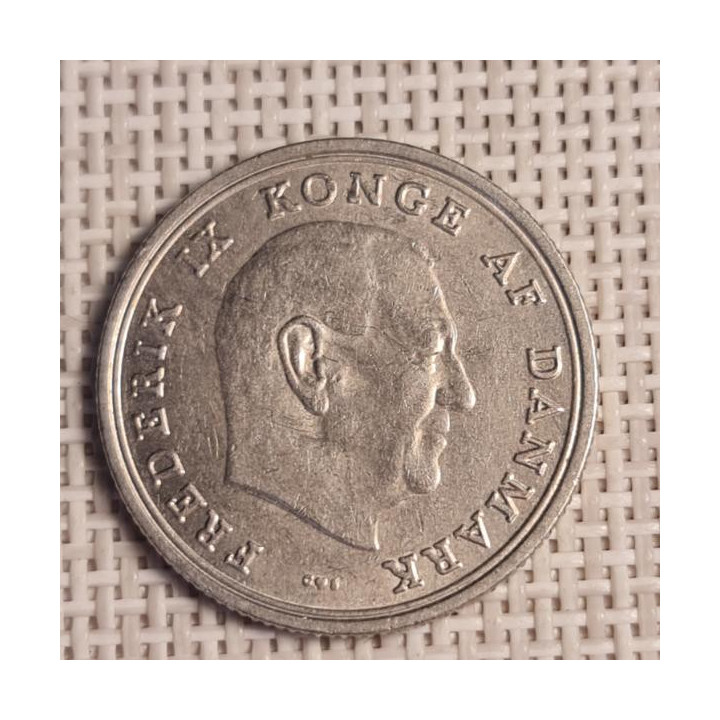Denmark 1 Krone 1970 KM-851 VF