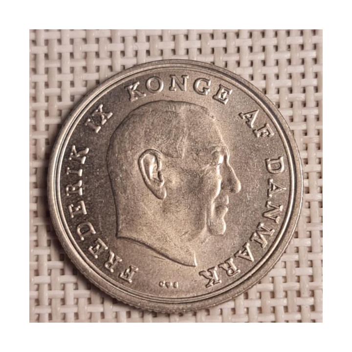 Denmark 1 Krone 1971 KM-851 VF