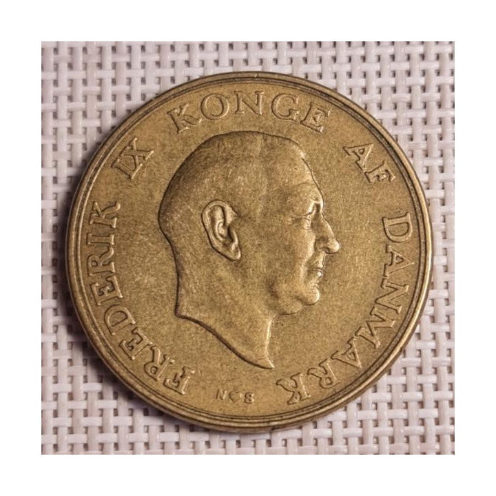 Denmark 2 Kroner 1951 KM-838 VF
