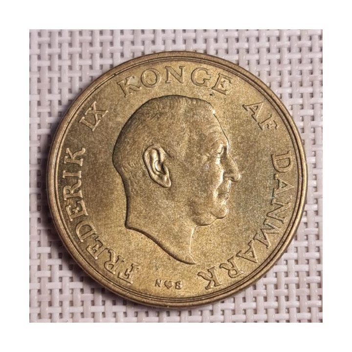 Denmark 2 Kroner 1952 KM-838 VF
