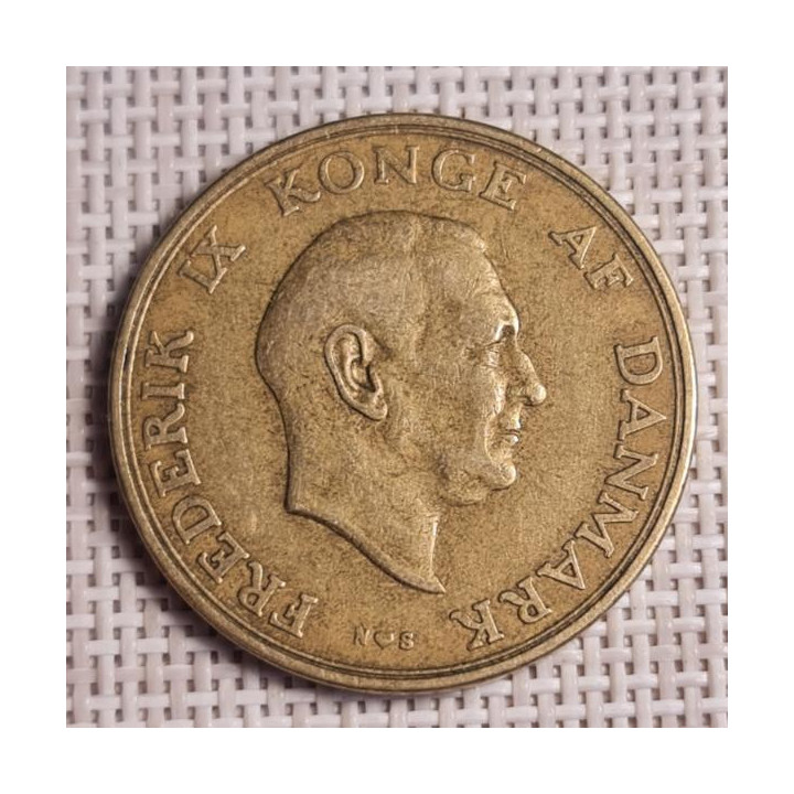 Denmark 2 Kroner 1953 KM-838 VF