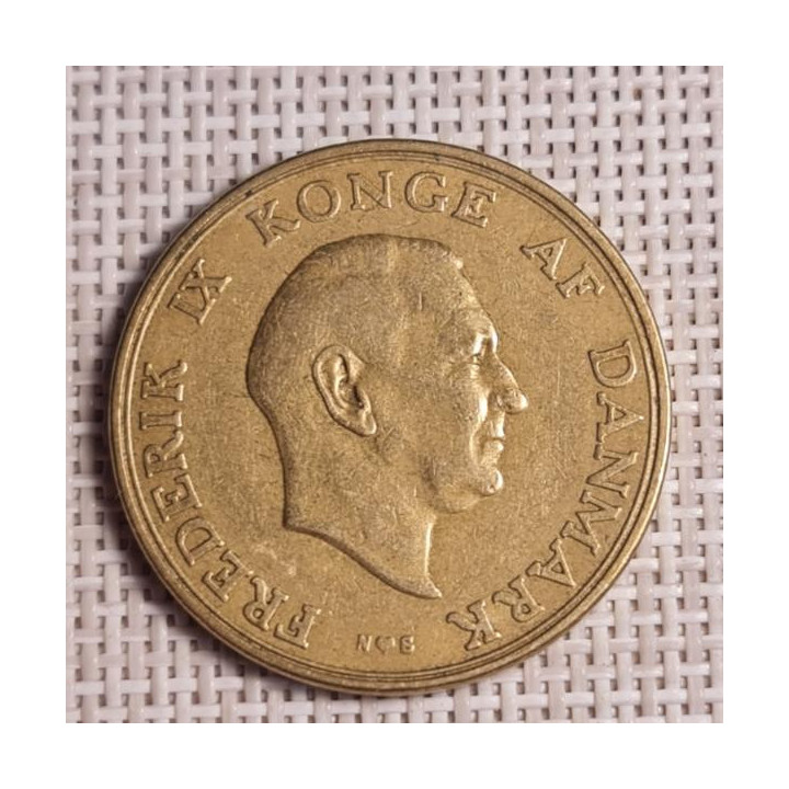 Denmark 2 Kroner 1954 KM-838 VF