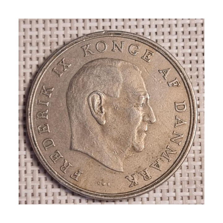 Denmark 5 Kroner 1960 KM-853 VF
