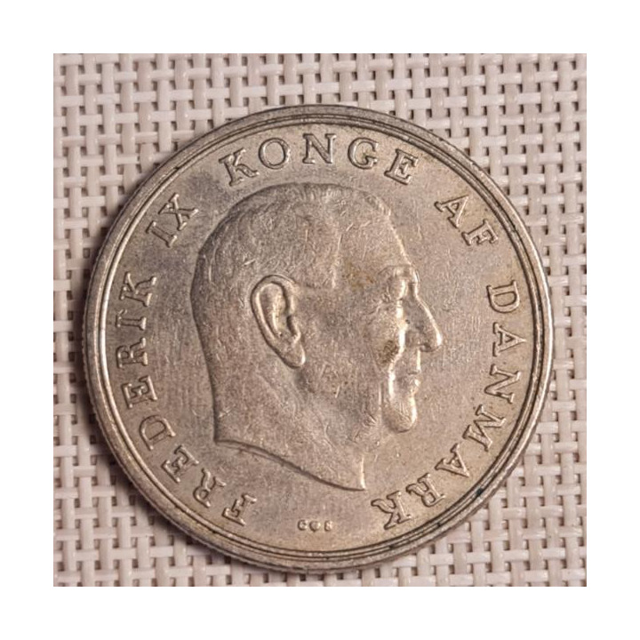 Denmark 5 Kroner 1961 KM-853 VF
