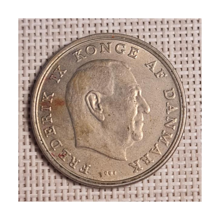 Denmark 5 Kroner 1966 KM-853 VF
