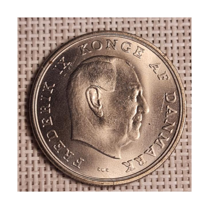Denmark 5 Kroner 1972 KM-853 UNC