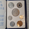 Denmark 7 Coin Set (1 Øre - 5 Kroner) 1972 UNC