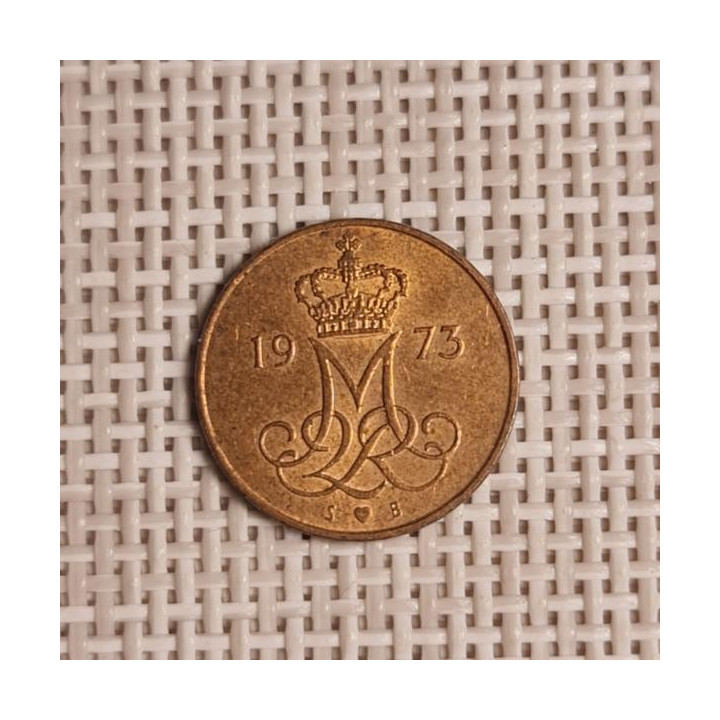 Denmark 5 Øre 1973 KM-859 VF