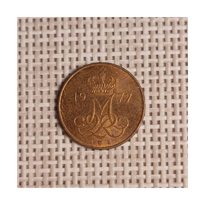 Denmark 5 Øre 1977 KM-859 VF