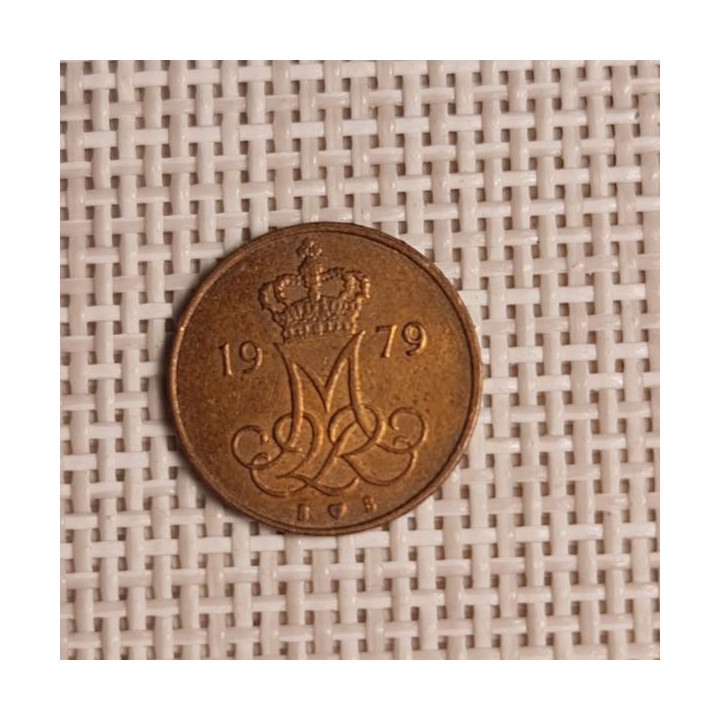 Denmark 5 Øre 1979 KM-859 VF