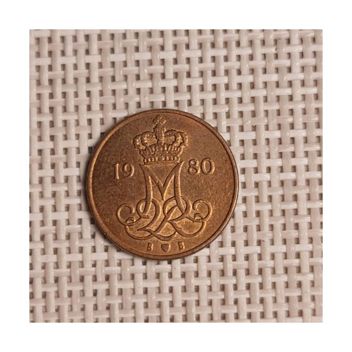 Denmark 5 Øre 1980 KM-859 VF