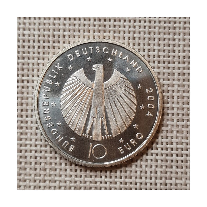 Germany 10 Euro 2004 "2006 World Football Cup" KM-230 UNC