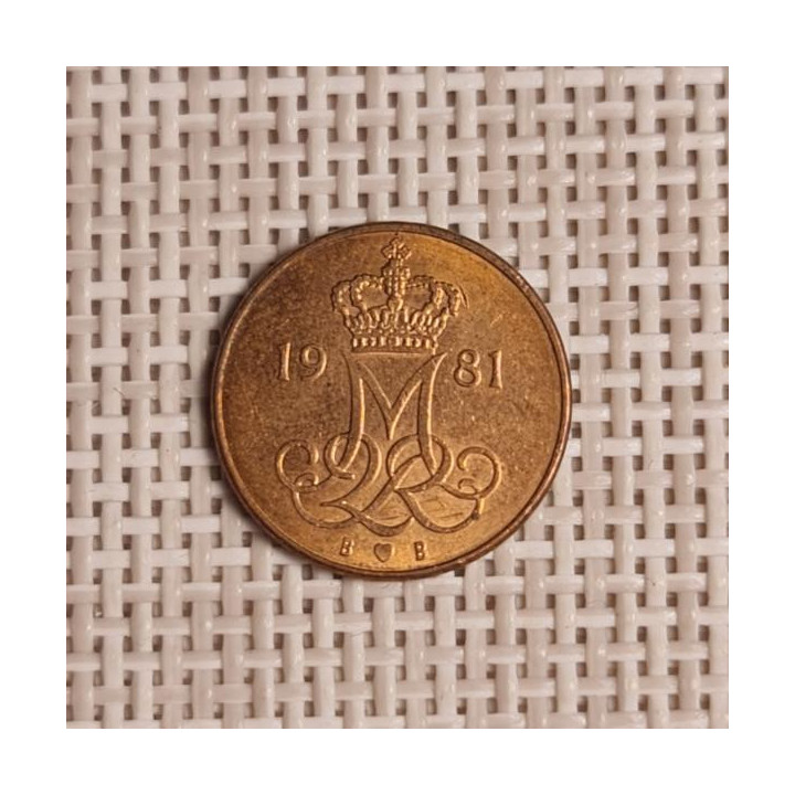Denmark 5 Øre 1981 KM-859 VF