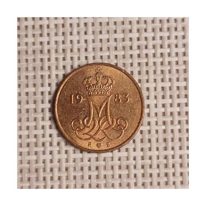 Denmark 5 Øre 1983 KM-859 VF
