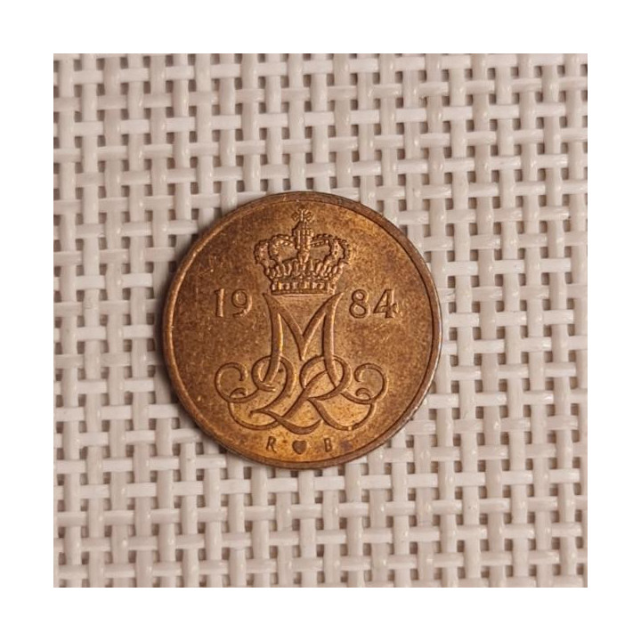 Denmark 5 Øre 1984 KM-859 VF