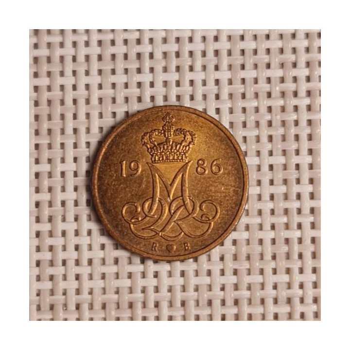 Denmark 5 Øre 1986 KM-859 VF