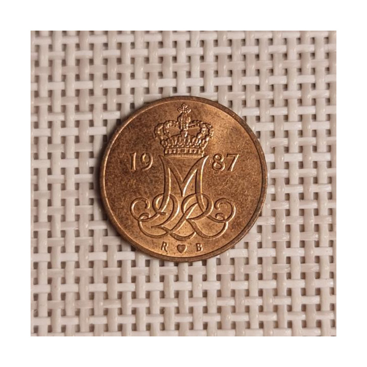 Denmark 5 Øre 1987 KM-859 VF