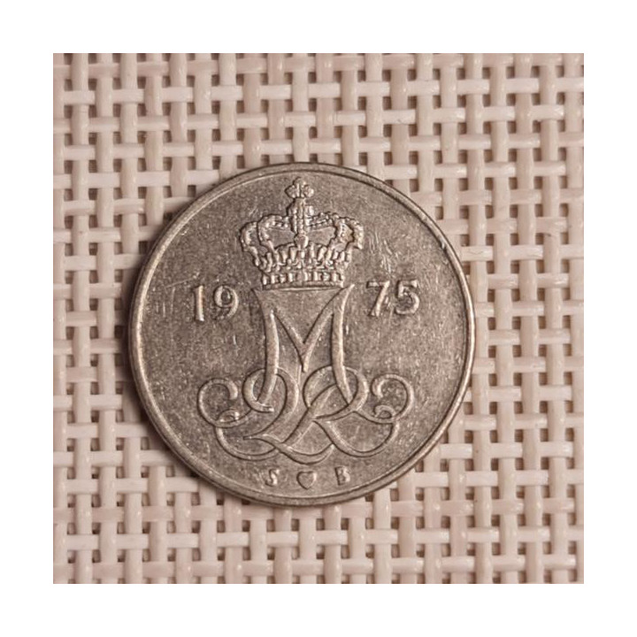 Denmark 10 Øre 1975 KM-860 VF