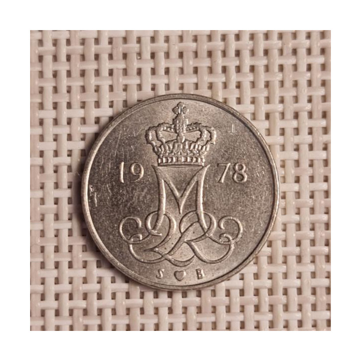 Denmark 10 Øre 1978 KM-860 VF