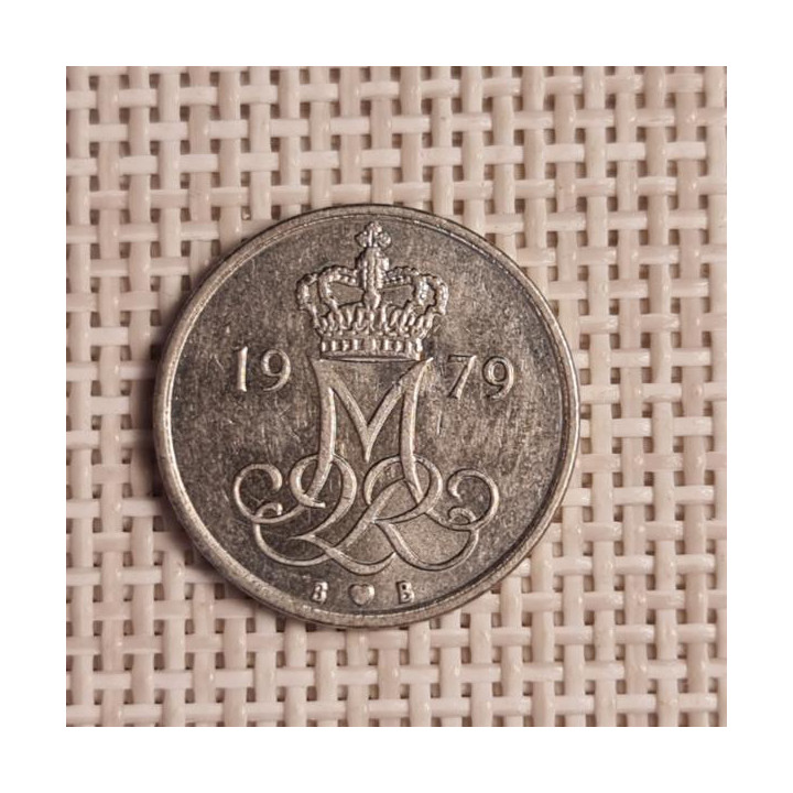 Denmark 10 Øre 1979 KM-860 VF