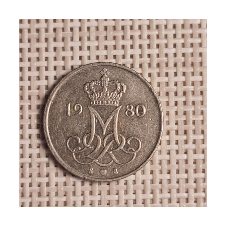 Denmark 10 Øre 1980 KM-860 VF