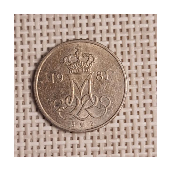 Denmark 10 Øre 1981 KM-860 VF