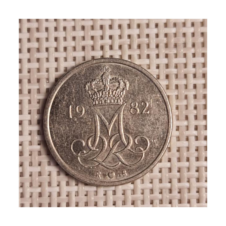 Denmark 10 Øre 1982 KM-860 VF