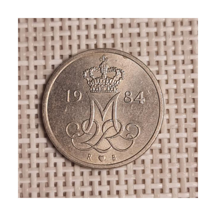 Denmark 10 Øre 1984 KM-860 VF