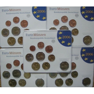 Germany Euro Set (5 x 5,88€) 2006 ADFGJ BU