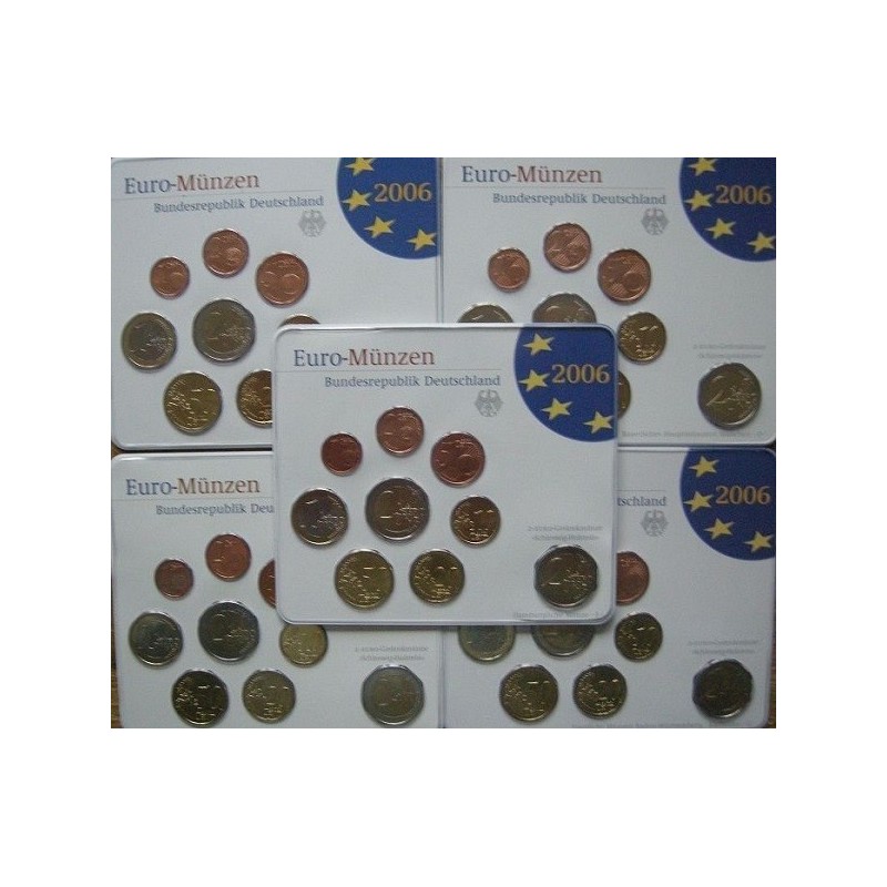 Germany Euro Set (5 x 5,88€) 2006 ADFGJ BU