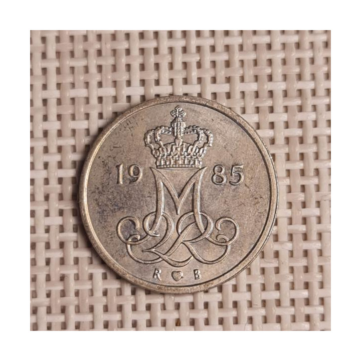 Denmark 10 Øre 1985 KM-860 VF