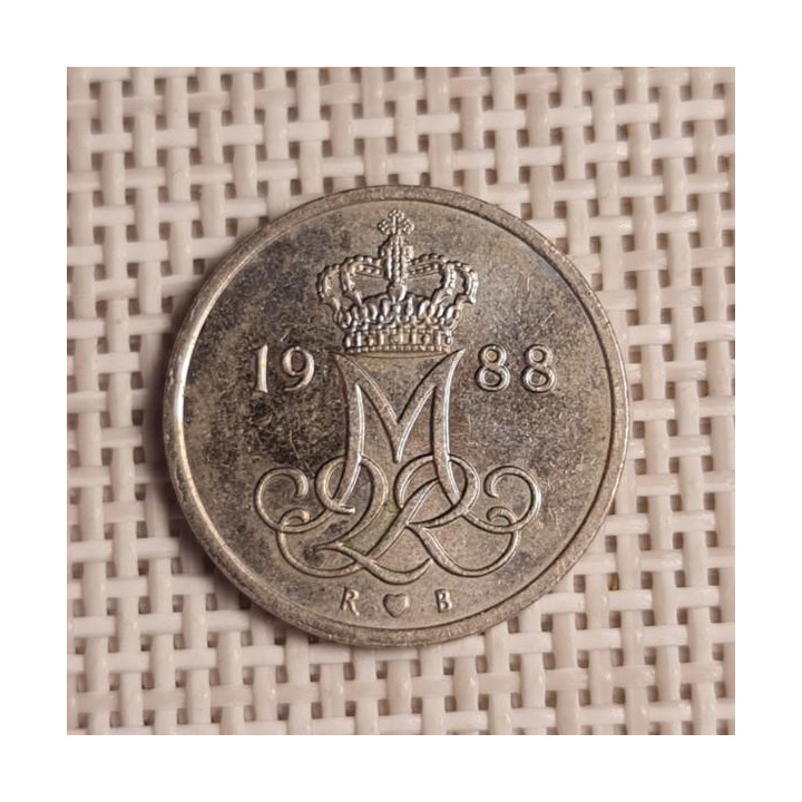 Denmark 10 Øre 1988 KM-860 VF