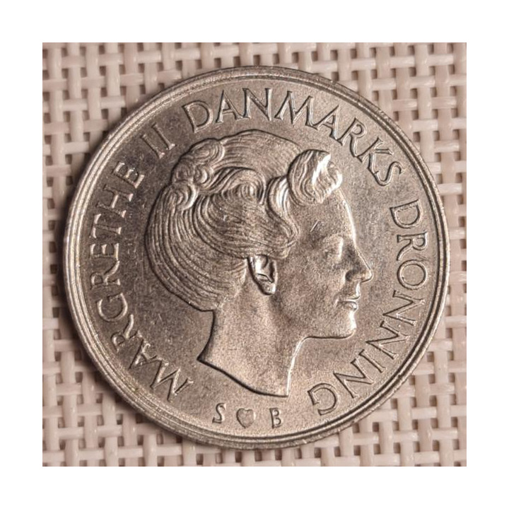 Denmark 1 Krone 1973 KM-862 VF