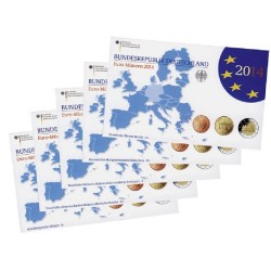 Germany Euro Set (5 x 5,88€) 2014 ADFGJ Proof