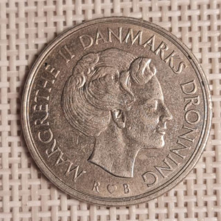 Denmark 1 Krone 1982 KM-862 VF