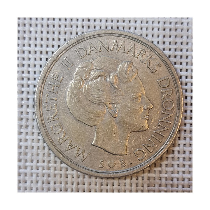 Denmark 5 Kroner 1973 KM-863 VF