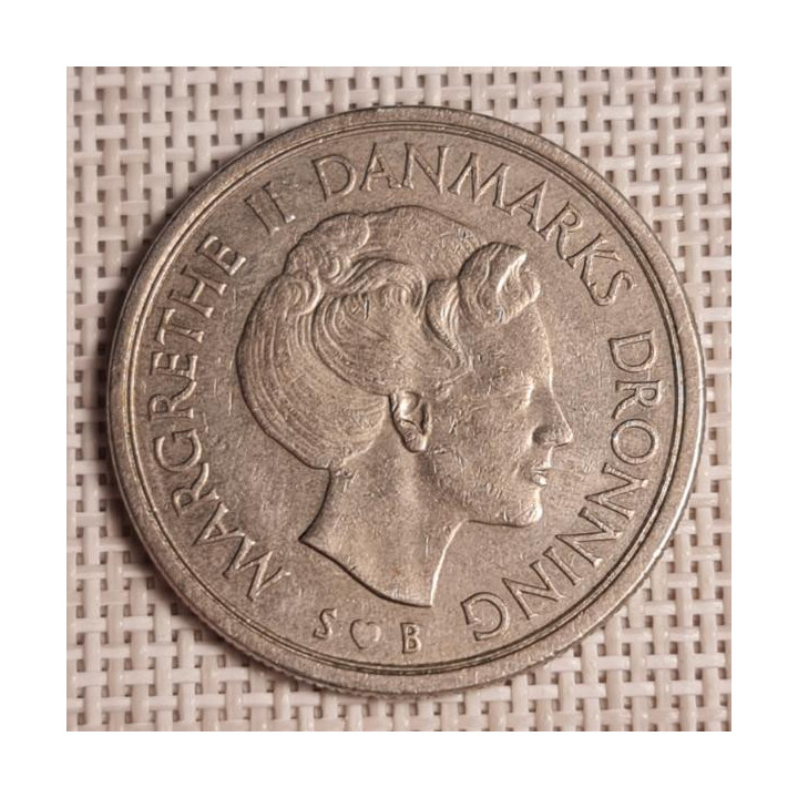 Denmark 5 Kroner 1976 KM-863 VF