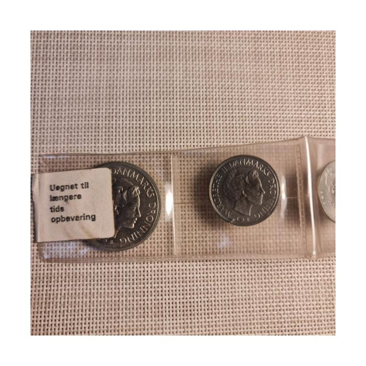 Denmark 5 Coin Set (5 Øre - 5 Kroner) 1974 UNC