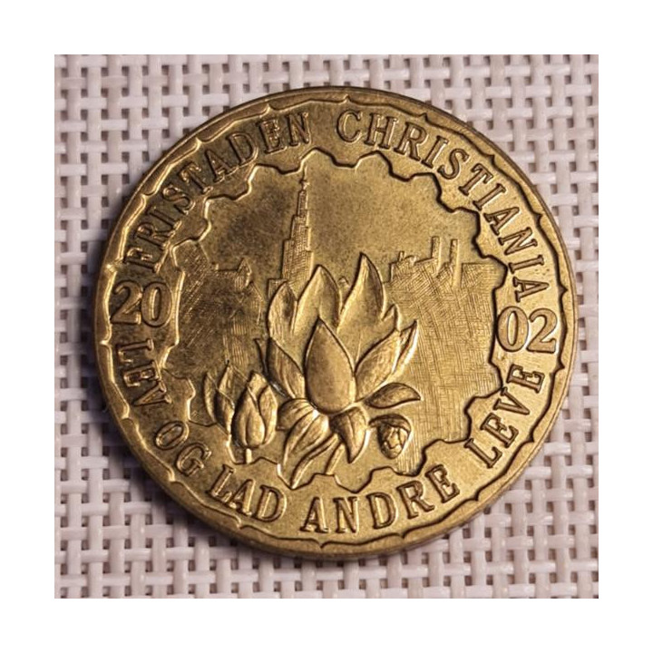 Christiania (Denmark) 1 Løn 2002 AU/UNC