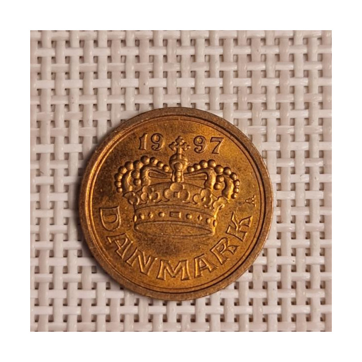 Denmark 25 Øre 1997 KM-868 VF/XF